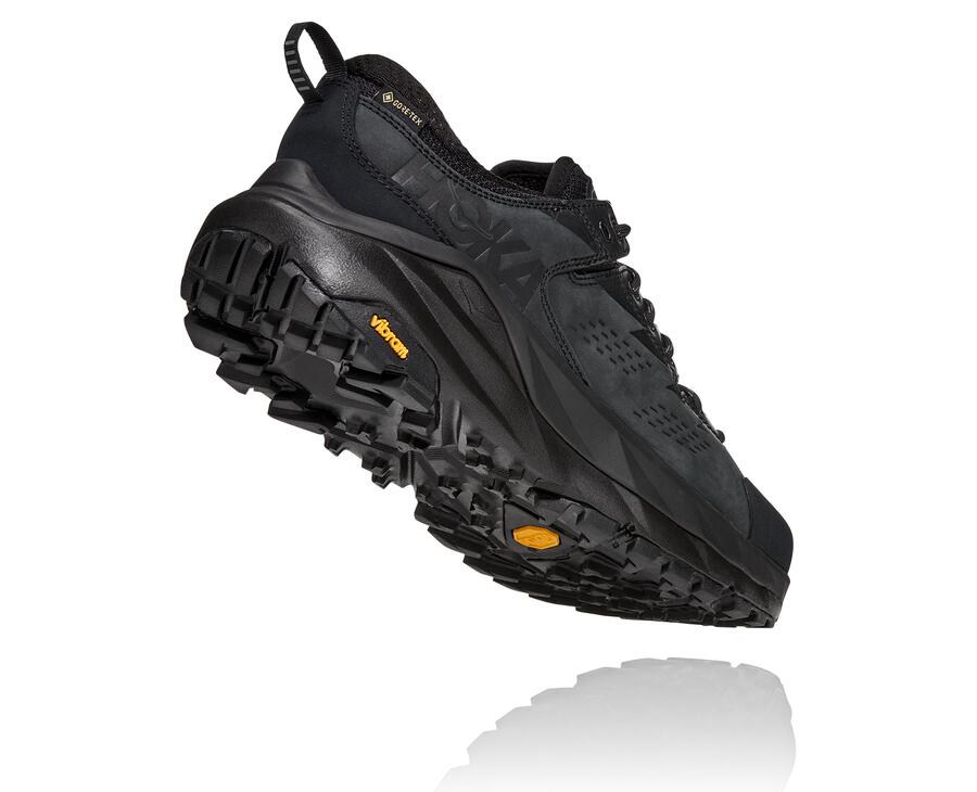 Zapatillas Trail Hoka One One Hombre - Kaha Bajas Gore-Tex - Negras - EQW709813